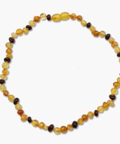 Baby Bernsteinkette gemischt mit Sicherheitsverschluss