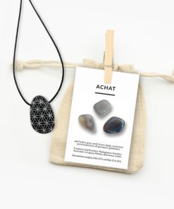 Energie Anhänger aus lila Achat