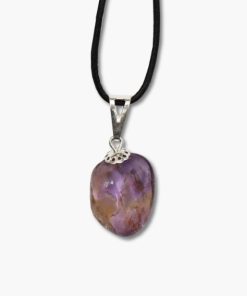 Ametrin Trommelstein Anhänger mit Öse