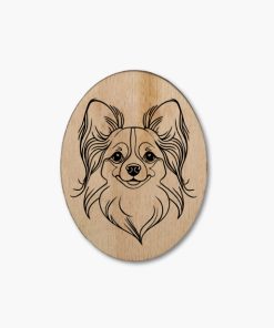 Papillon Hundemagnet